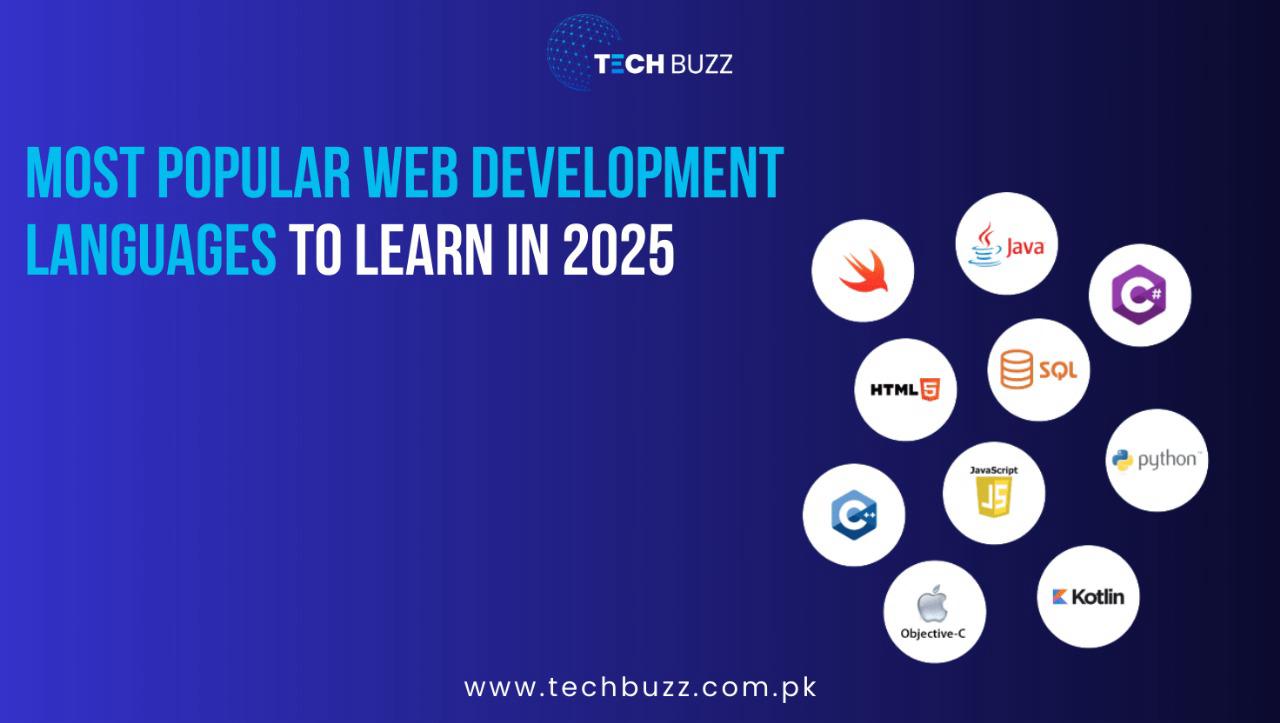 Most Popular Web Development Languages to Learn in 2025