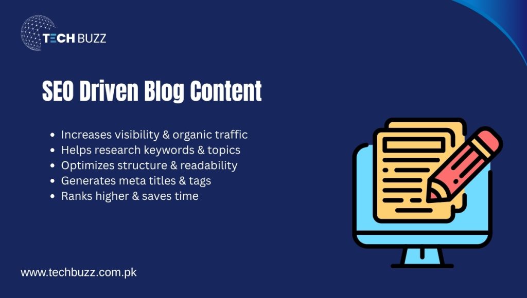 SEO Driven Blog Content