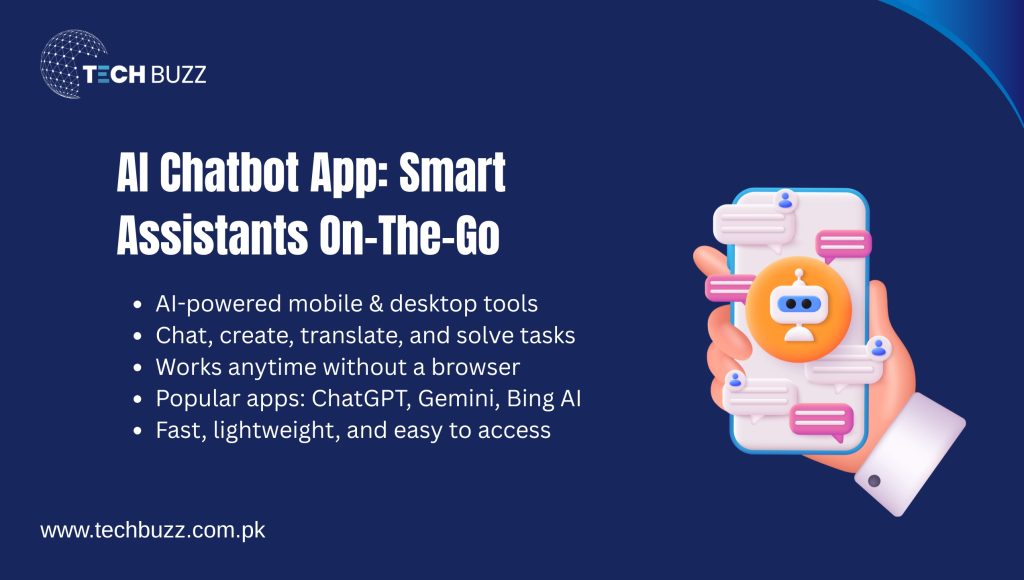 AI Chatbot App Smart Assistants On-The-Go AI Chatbot App Smart Assistants On-The-Go