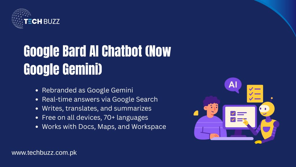Google Bard AI Chatbot (Now Google Gemini) Google Bard AI Chatbot (Now Google Gemini)