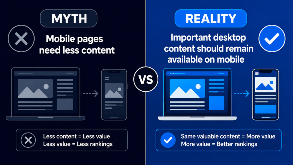 Common Mobile SEO Mistake Common Mobile SEO Mistake