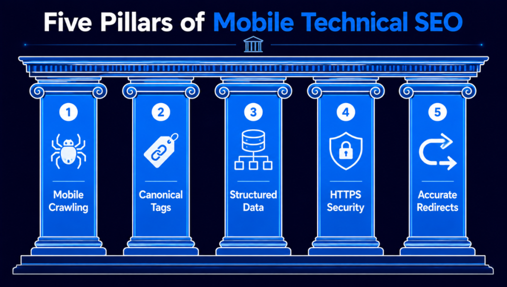 Five Pillars of Mobile Technical SEO Five Pillars of Mobile Technical SEO