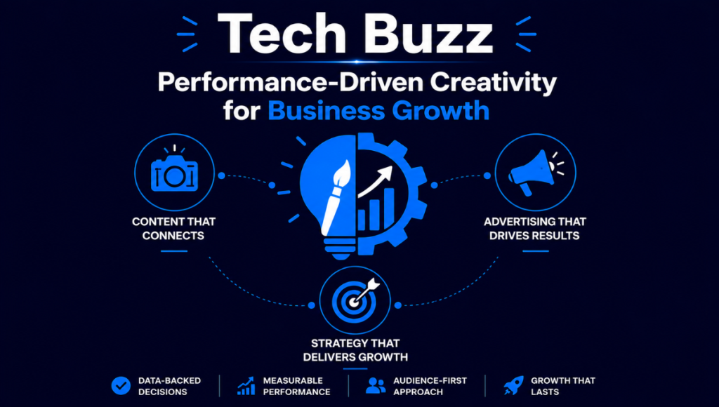 Tech Buzz - Creative Strategies Designed to Drive Real Results 
