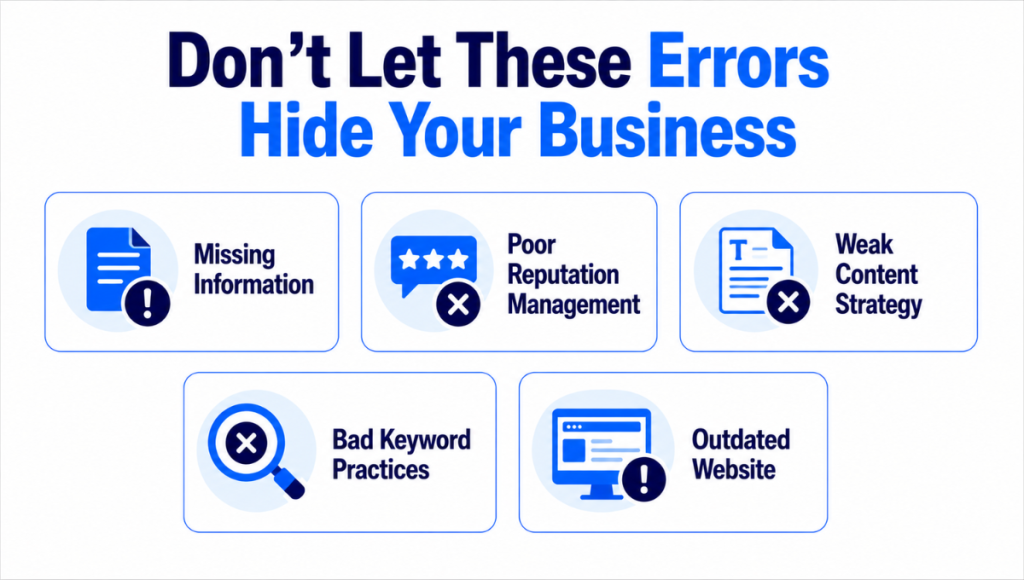 Common Local SEO Mistakes Small Businesses Should Avoid